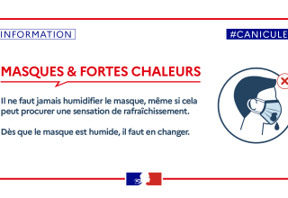 Consigne port du masque par temps de canicule